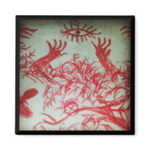 one eye that you believe drawing red eye