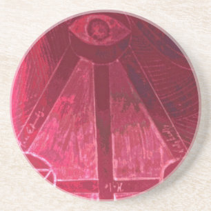 one eye watching you coaster
