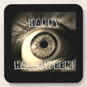 One Eyed, Halloween Hard plastic coaster