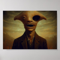 One Eyed Horror Creature Portrait