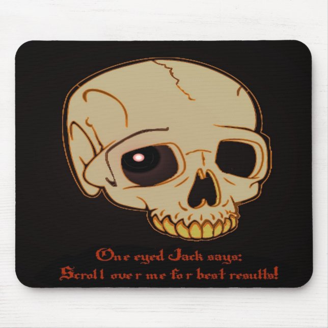 One eyed Jack: Best Results Mouse Mat (Front)