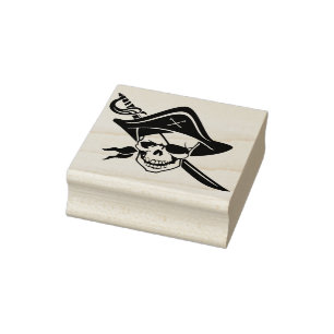 One Eyed Pirate - #4667 Rubber Stamp