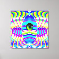 One-Eyed Star Beast Ken Gauge Psychedelic Art