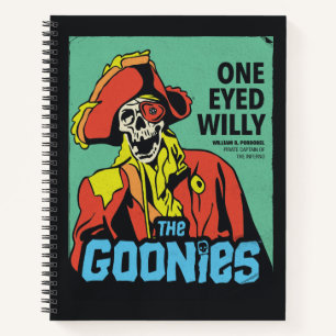 One-Eyed Willy Pirate Captain of The Inferno Notebook