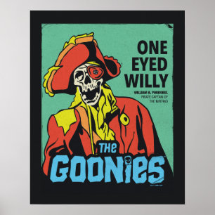 One-Eyed Willy Pirate Captain of The Inferno Poster