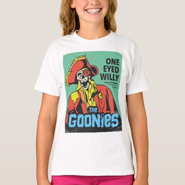 One-Eyed Willy Pirate Captain of The Inferno T-Shirt (Front)