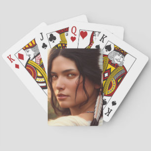 One Feather Playing Cards