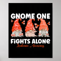 One Fights Alone Orange Leukaemia Awareness 1