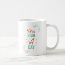 One Fish A Day Lettering