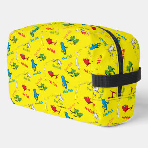 One Fish Two Fish Yellow Pattern Dopp Kit