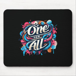 One For All A Tapestry Of Human Connection And Mouse Mat