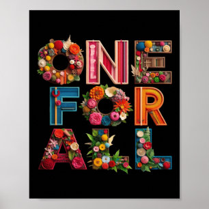 One For All Embrace Unity Poster