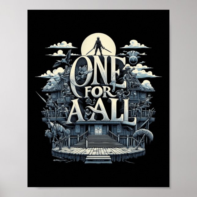 One For All Embracing Unity In A World Of Poster (Front)