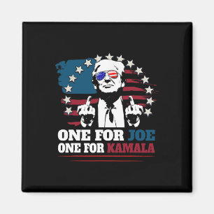 One For Joe One For Kamala Funny Trump Vote Trump Magnet