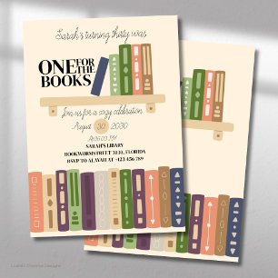 One for the Books Book Lover’s Thirtieth Birthday Invitation