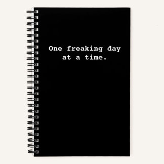 ONE FREAKING DAY AT A TIME NOTEBOOK