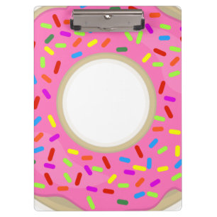 One Frosted Donut Clipboard