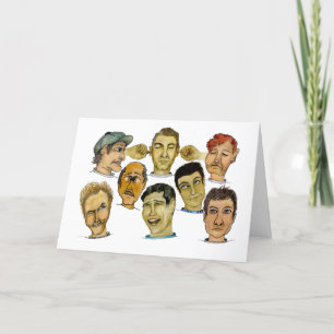 One Funny Guy Laughing Card