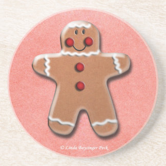 One Gingerbread Cookie Coaster