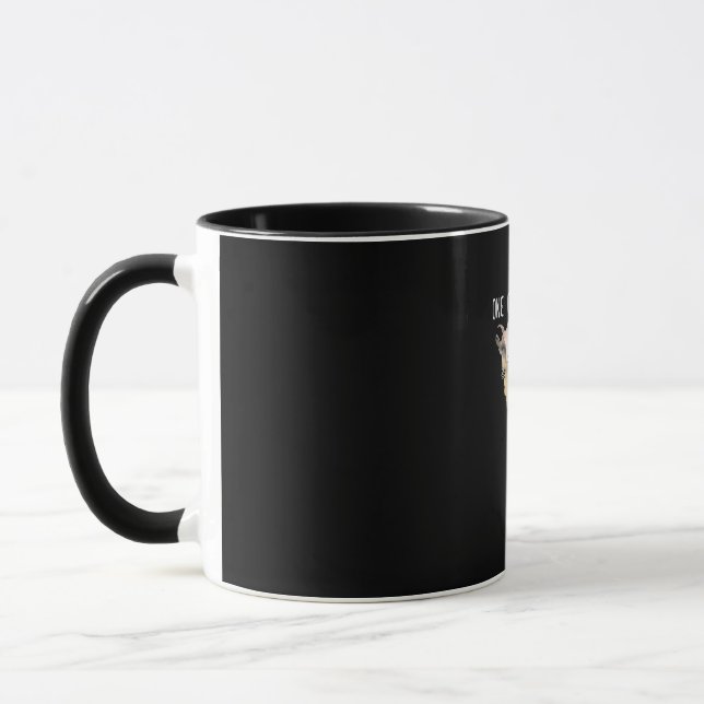 One Goat Short Of Crazy Funny Goat Mug (Left)