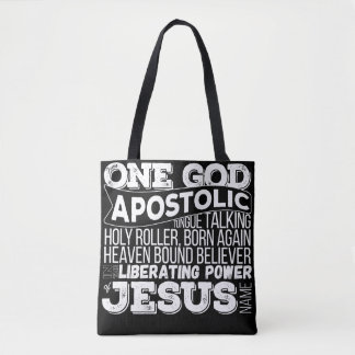 "One God Apostolic Song" Tote bag 2 colour