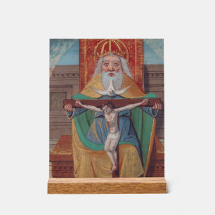 One God Holy Trinity in Glory Acrylic Sign