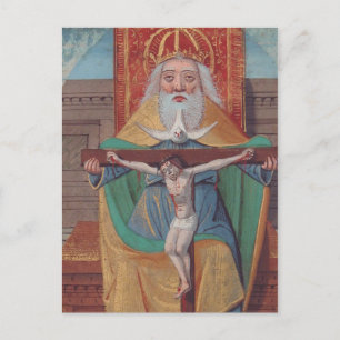 One God Holy Trinity in Glory Postcard