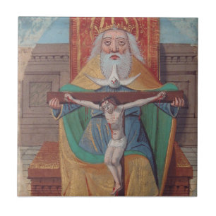 One God Holy Trinity in Glory Tile