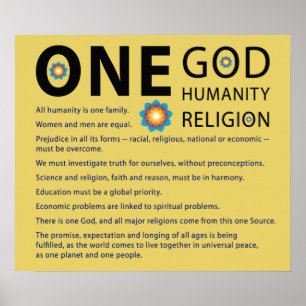 One God Poster