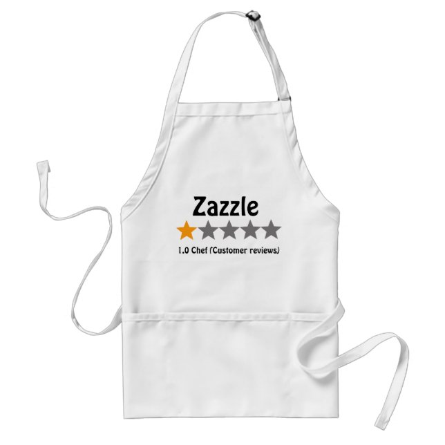 One golden star chef standard apron (Front)