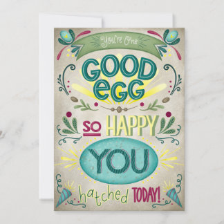 One Good Egg Birthday Card