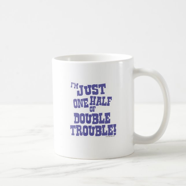 One Half of Double Trouble Coffee Mug (Right)