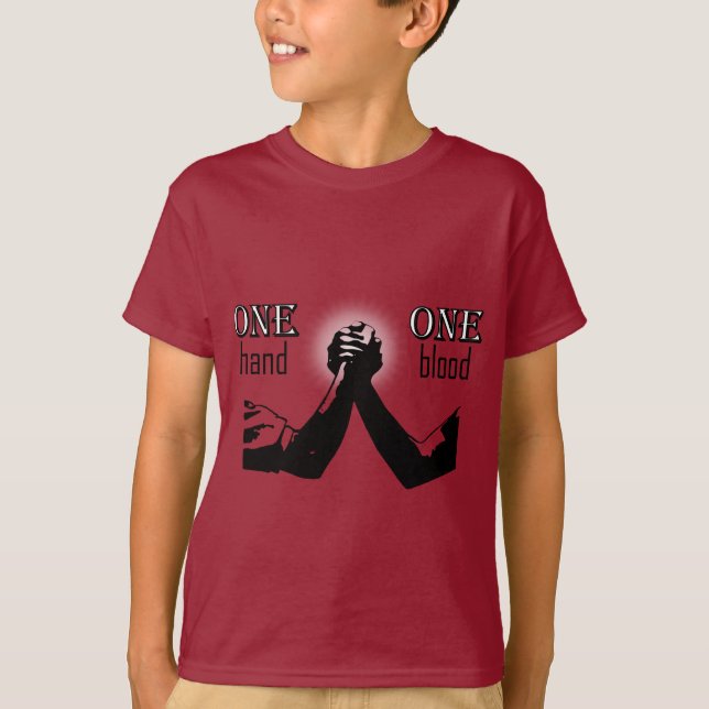 One hand One Blood T-shirt (Front)