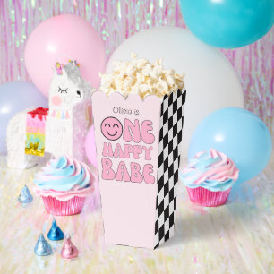 One Happy Babe Happy Face Pink  Favour Box