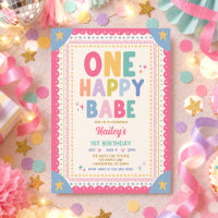 One Happy Babe Whimsical Girl 1st Birthday Party