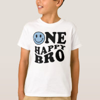 One Happy Bro | Blue Matching One Family Birthday