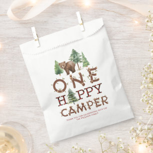 One Happy Camper 1st Birthday  Favour Bags