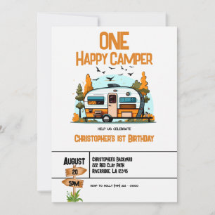 One Happy Camper Adventure 1st Birthday Party 