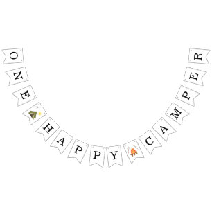 One Happy Camper Adventure Birthday Bunting