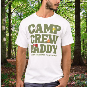 One Happy Camper Boys Birthday  T-Shirt