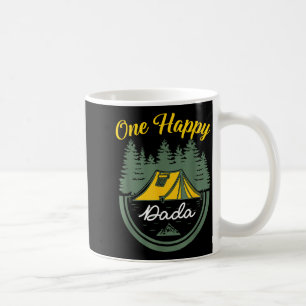 One Happy Camper Dada Birthday Camping Family Matc Coffee Mug