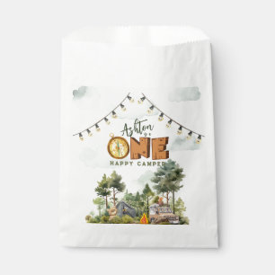 One Happy Camper First Birthday Favour Bags