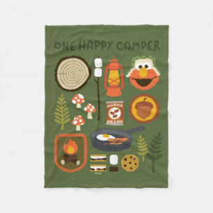 One Happy Camper Fleece Blanket