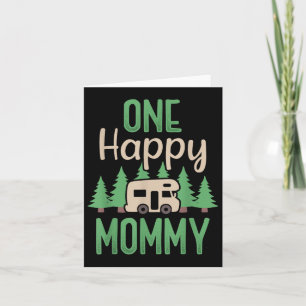 One Happy Camper Happy Mummy First Birthday Party Card