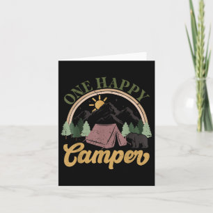 One Happy Camper Matching Family Birthday Party Ca Card