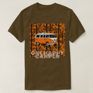 One Happy Camper Vintage  T-shirt