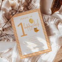 One Happy Chick First Birthday Party