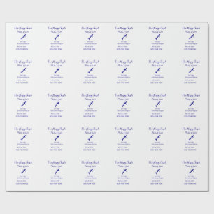 One happy Couple let's adventure begins wedding co Wrapping Paper