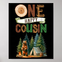 One Happy Cousin Camper First Birthday Camping Bea