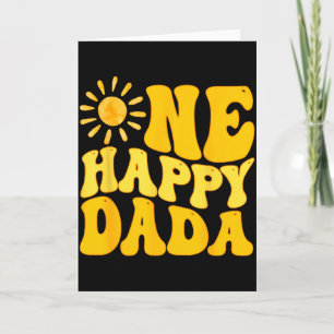 One Happy Dada Of The Birthday First Trip Around T Card